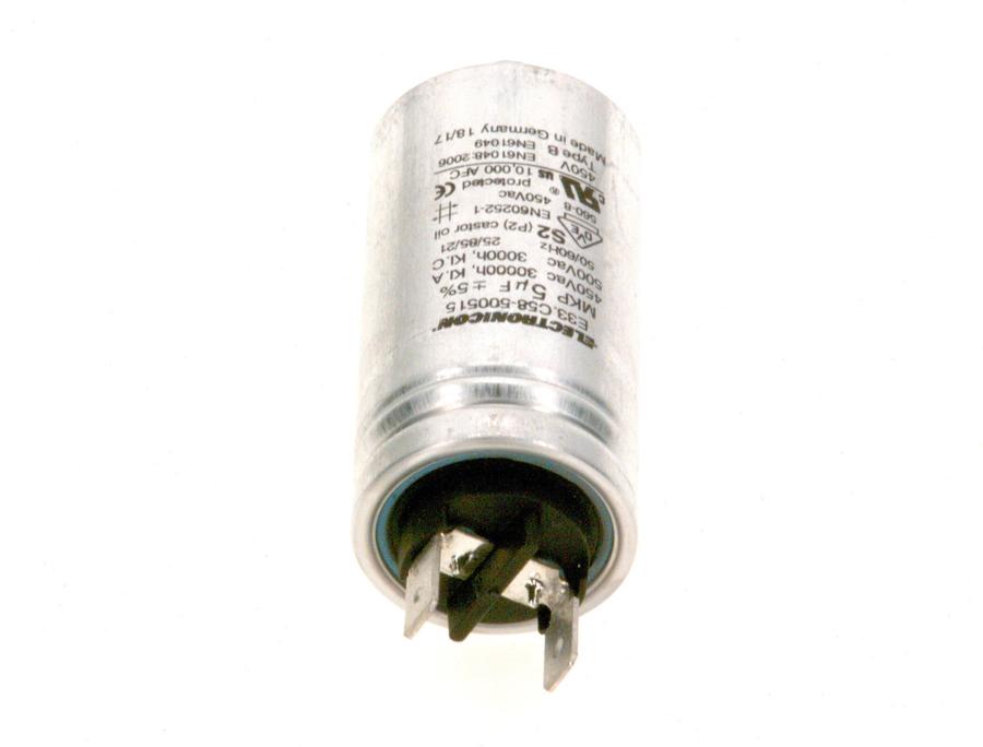 Artikelbild 1 des Artikels „BOSCH Ersatzteil TTNR: 8718584677 Kondensator 5MF400V für Motor FHP everp “