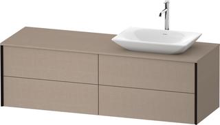 DU Konsolen-WTU wh. XViu 1600x509x550mm 4SK, TA rechts, Leinen, ES Ahorn bs