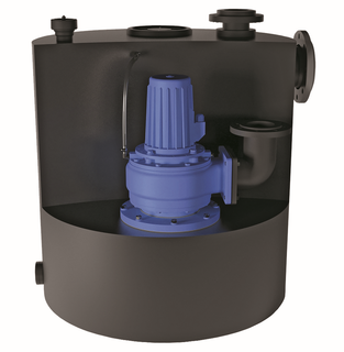 SFA Hochl.-Hebeanl. SaniCubic 1 SC 4.0 T, P1 5500 W, P2 4000 W, m Höhe 13 m