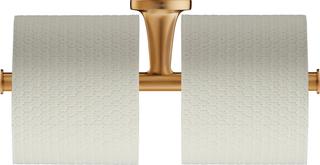 Duravit Papierrollenhalter Starck T 25,5x7,6cm, doppelt, Bronze gebürstet