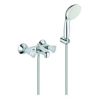 GROHE Wannen-Zweigriff-Armatur Costa 1/2", m BrG, autom. Umst., Wd-mont., ch