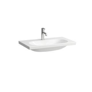Laufen Waschtisch LUA 80x46cm, ubf., o ÜL, m 1 Hahnl., manhatt