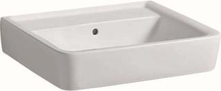 Geberit Waschtisch Renova Plan 60x48cm, we, ohne Hahnloch, mit Überlauf