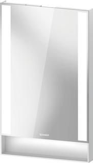 Duravit Lichtspiegel Qatego 45x75x6,5cm, 21 W, weiß matt