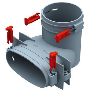 Helios Übergangsstück FRS-ÜV 51-75, vert, v Ro ov 51 auf rd 75
