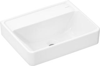 hansgrohe Handwaschbecken Xanuia Q 500x390mm, ohne Hahnloch/Überlauf, weiß