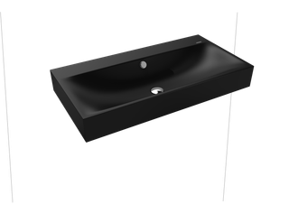 Kaldewei Wand-Waschtisch SILENIO 3045 90x40cm, o. Hahnl., P-E, cool grey90