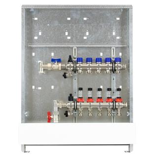 Strawa Anschlussstation FBH-63-V-C80 Comfort, 9 Heizkreise, 875x760-890mm
