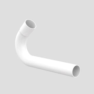Sanit Spülbogen d 44mm, m Kleb., we, 135Grad Sichelbogen