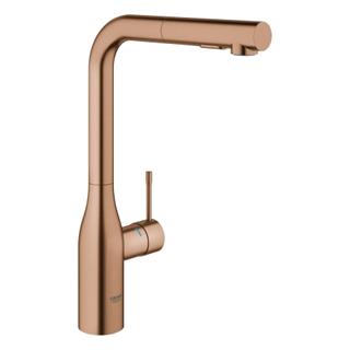 GROHE Spültischmischer Essence 1/2", herausz. Dua Brause, w. suns geb.