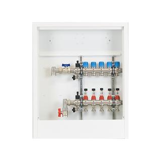 Strawa Anschlussstation FBH-18-V-CA Comfort, 5 Heizkreise, 582x710-840mm