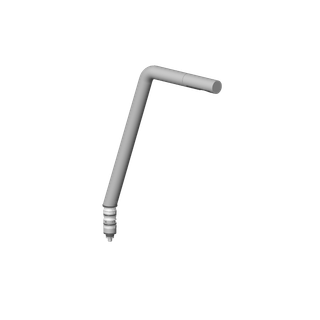 DO Auslauf ERSATZTEILE 90282226200 35 x 372 x 306 mm Platin gebürstet