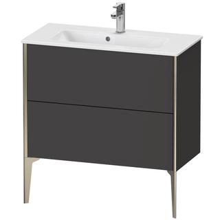 Duravit WT-Unterschrank XViu Compact 81x39x59,4cm, gra matt, 2 AZ, st, C m