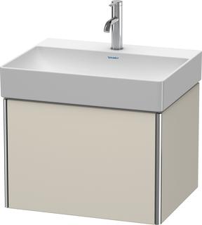 Duravit Waschtisch-Unterschrank XSquare 58,4x46cm, Tau matt, 1 Ausz., wandh