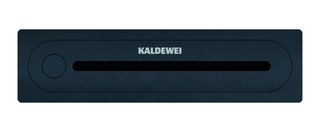 Kaldewei Ablaufgarnitur FLOWPOINT ZERO Edelstahl, schwarz matt100