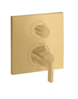 hansgrohe Fertigmontageset Axor Citterio UP-Thermostat, mit Ab- und Umstellventil, Hebelgriff