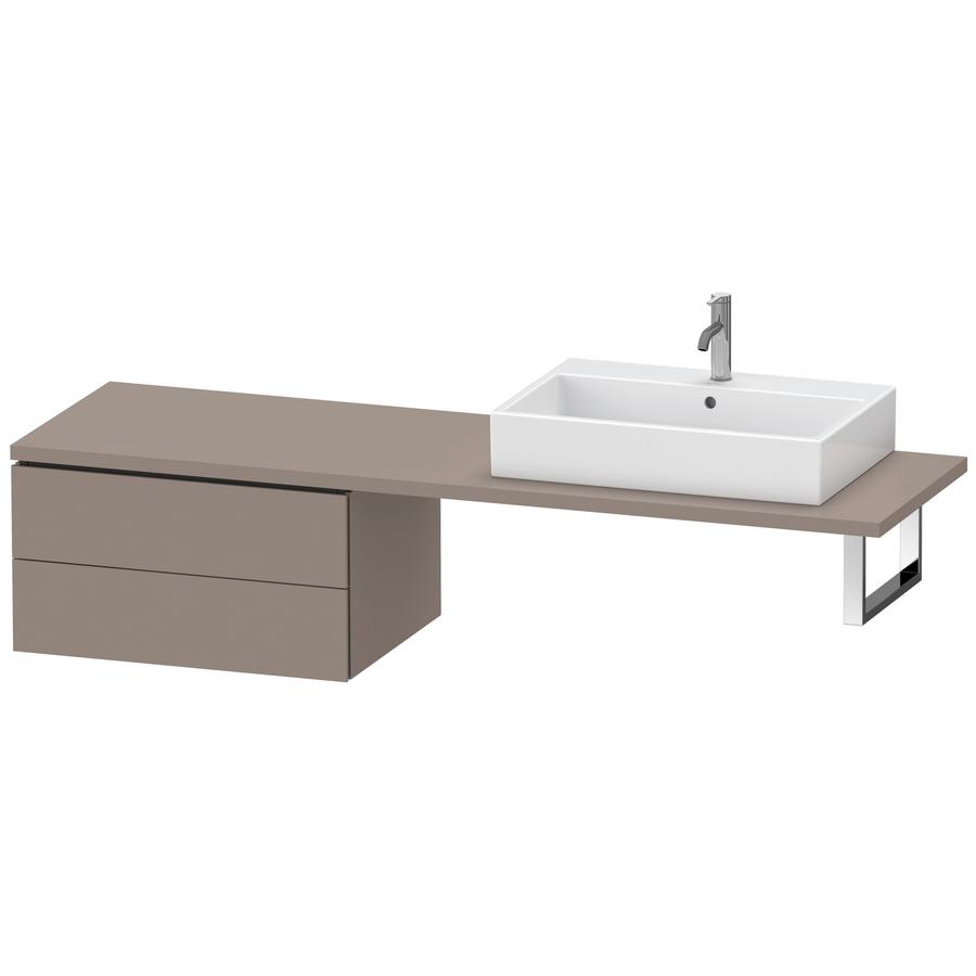 Artikelbild 1 des Artikels „Duravit Unterschrank L-Cube 72x54,7cm, bas. ma, f Kons, 2 Schub. 72 x 54,7 cm | basalt matt“