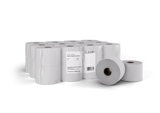 CWS Toilettenpapier Clearplus 2-lagig, 100 m, Kompaktrollen