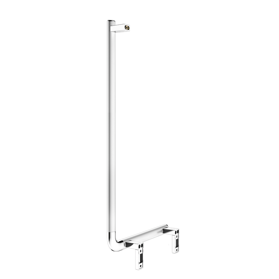 Artikelbild 9 des Artikels „Keuco Winkelgriff AXESS Care 90G, senk Handl r, 520x1090mm, AL si-el/ 520 x 1090 mm | Aluminium silber-eloxiert/verchromt“