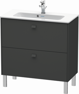 Duravit WT-Unterschrank Brioso Compact 82x38,9cm, graph ma, 2 Auszüge, stehend