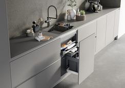 BLANCO Multi Frame II 60 XL P drink.soda, rechts, 2 Eimer