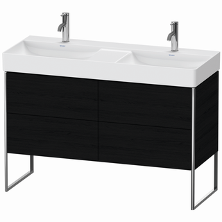 Duravit Waschtisch-Unterschrank XSquare 118,4x46x73,1cm, Ei sw, Ahorn rechts