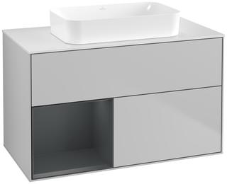 V&B WT-Unterschrank Wandbel. Finion 100x60,3 cm, Rg l md bl. m Lac, lig Gr m