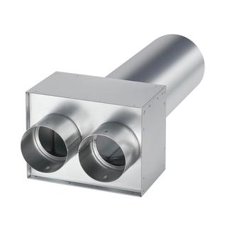 Helios Wanddurchführung FRS-WDV, 2-75/100, f Vtl.-Anschl 100mm