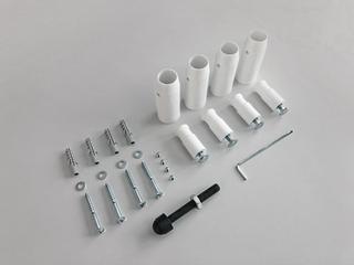 Zehnder Wandmontage-Set weiß