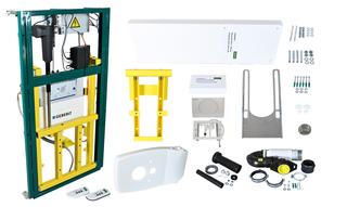 Walraven WC-Element VARIO Fresh 30 30cm el verst, Du-WC-geeig., Abl waag.