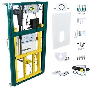 Walraven VARIO WC-Element DeSign 30 30cm el verst, Glascover we., Abl waag.