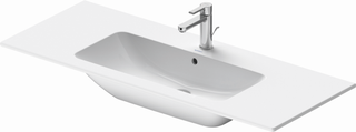 Duravit Möbel-Waschtisch Me by Starck 123x49cm, w sm WG, m HL, ÜL, Hahnloch