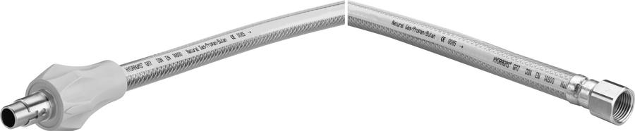 Artikelbild 2 des Artikels „Viega Gas-Steckschlauch G2023 Rp 1/2x2500mm, Edelstahl, Durchgangsform Rp 1/2 x 2500 mm“