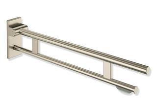 HEWI Stützklappgriff System 900 PVD Duo m., m 2 Griff., Halt., 862mm, ni. geb.