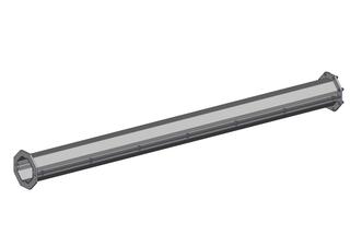 ETA Verlaengerungskanal Asche L=2000 mm fuer Ascheaustragung in Tonne