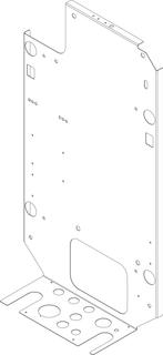 BOSCH Ersatzteil TTNR: 8738104749 Montageanschlussplatte 12kW