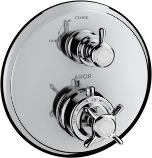 hansgrohe Fertigmontageset Axor Montreux UP-THM, m Absp.ventil, Kreuzgriff, chrom