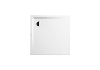 Kaldewei Duschwanne SUPERPLAN 1831-5 80x80x2,5cm, m Träg. fl., P-E, weiß