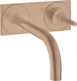 hansgrohe Fertigmontageset Axor Uno UP-WT-EHM, Pin-Griff, Pl, A 225mm, b r g