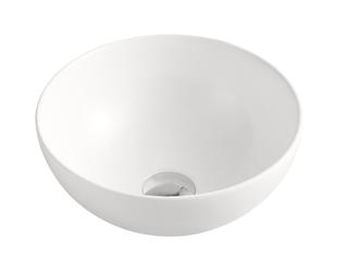 AQVAZONE Aufs.-WT AQVA CERAMICA SlimRim rund, 325x140mm, ohne Überlauf, weiß