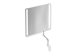 HEWI Kipp-Lichtspiegel LED 801 basic 600x540x6mm, signalweiß