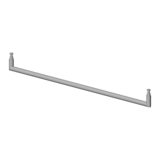 DO Halter ERSATZTEILE 05282262400 539 x 49,5 x 13 mm Chrom