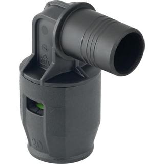 Geberit Winkel PushFit d= 16mm, 90Grad, mit Steckende, PVDF