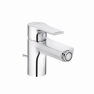 Kludi ZENTA SL Bidet-Einhebelmischer mit Ablaufgarnitur, chrom