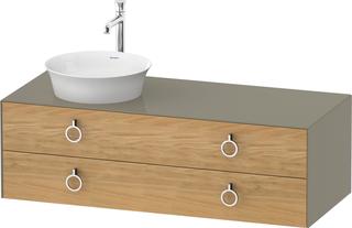 Duravit WT-Unterschrank White Tulip 130x55cm, 2 La m G, B l, E Nat StG hgl