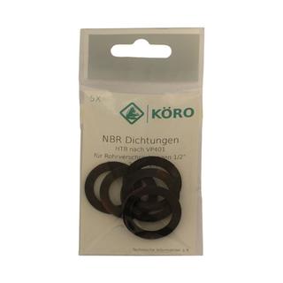 KÖRO Sortiment Dichtung mit Schmutzfangsieb Santoprene, niro 304