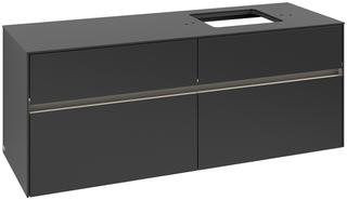 V&B Waschtischunterschrank Collaro 140x54,8x50cm, WT r, LED 10,4W, bl. mt.