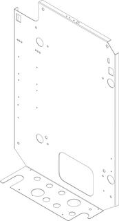 BOSCH Ersatzteil TTNR: 8738104750 Montageanschlussplatte 24kW
