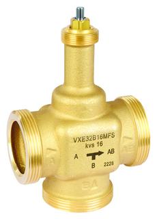 Resideo Dreiwege-Regelventil VXE-M DN 25, kvs 4, flach dichtend, Hub 6,5mm