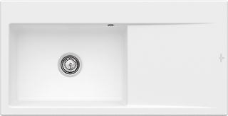 V&B Spüle Subway Style 60 Spülb. links, stone white CeramicPlus